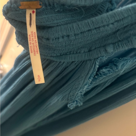 🔥 Free People Look Into The Sun Maxi Dress In Blue Moon Size Small (NWOT) - Picture 11 of 16